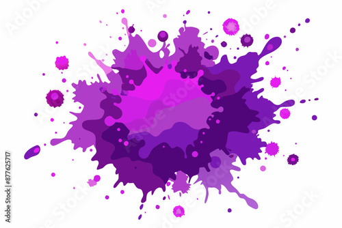 Colorful Artistic Watercolor Splash Design
