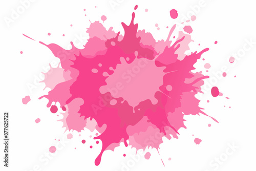 Colorful Artistic Watercolor Splash Design
