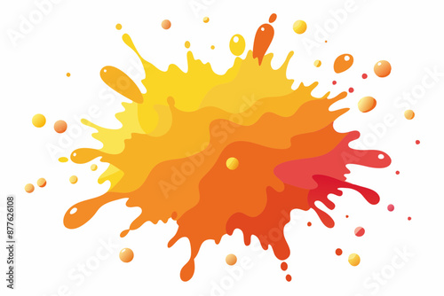 Colorful Artistic Watercolor Splash Design
