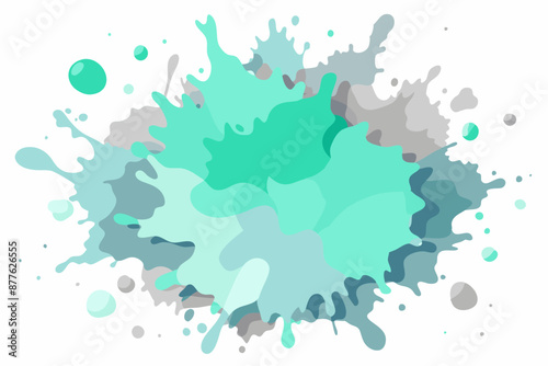 Colorful Artistic Watercolor Splash Design
