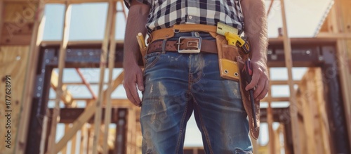 Construction Worker on Job Site