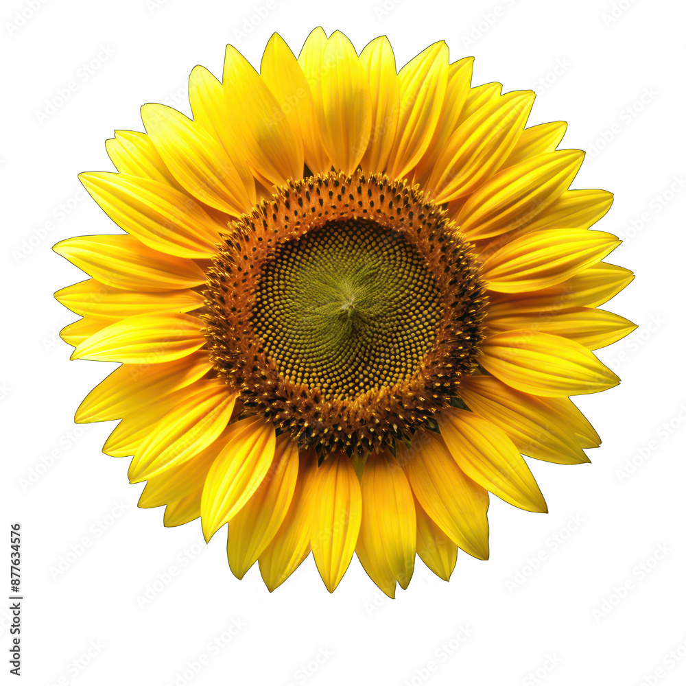 Fototapeta premium sunflower on transparent background