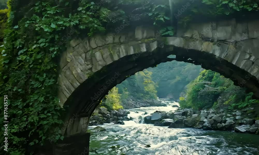 bridge in the forest