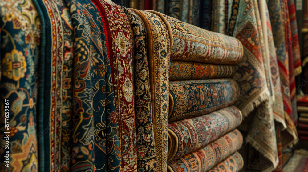 Detail of a carpet Detail of a carpet