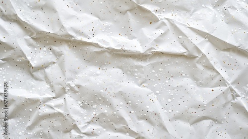 Recycled washi paper texture with white speckles for wrapping designs