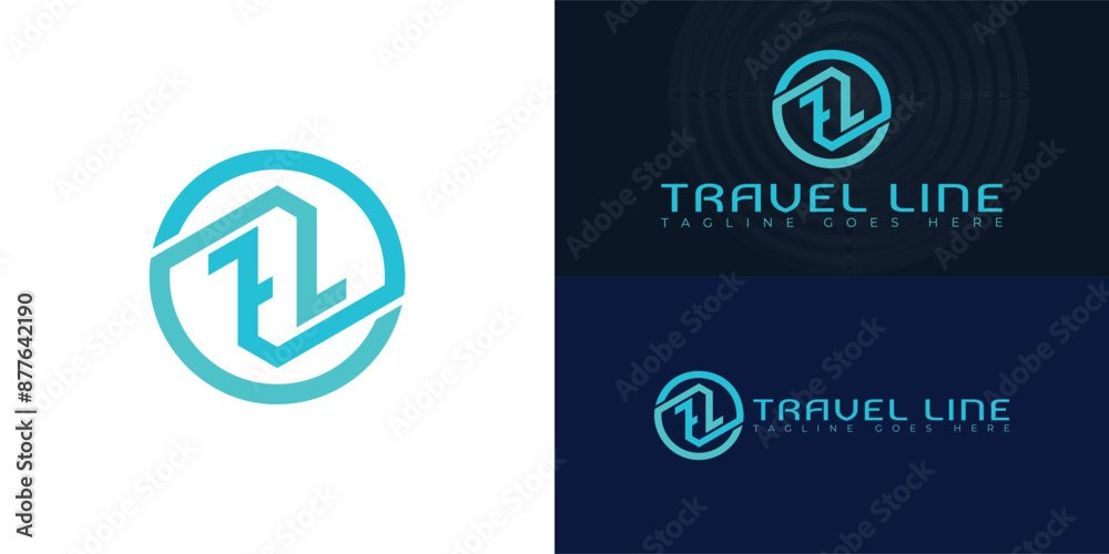 Abstract initial circle letter TL or LT logo in blue color isolated on multiple background colors. The logo is suitable for travel business logo vector design illustration inspiration templates. Abstract initial circle letter TL or LT logo in blue color isolated on multiple background colors. The logo is suitable for travel business logo vector design illustration inspiration templates.