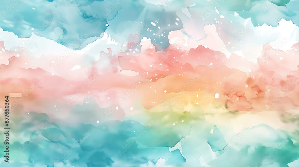 Obraz premium watercolor, paint, paint design, vibrant, colorful, wallpaper, background, banner, website