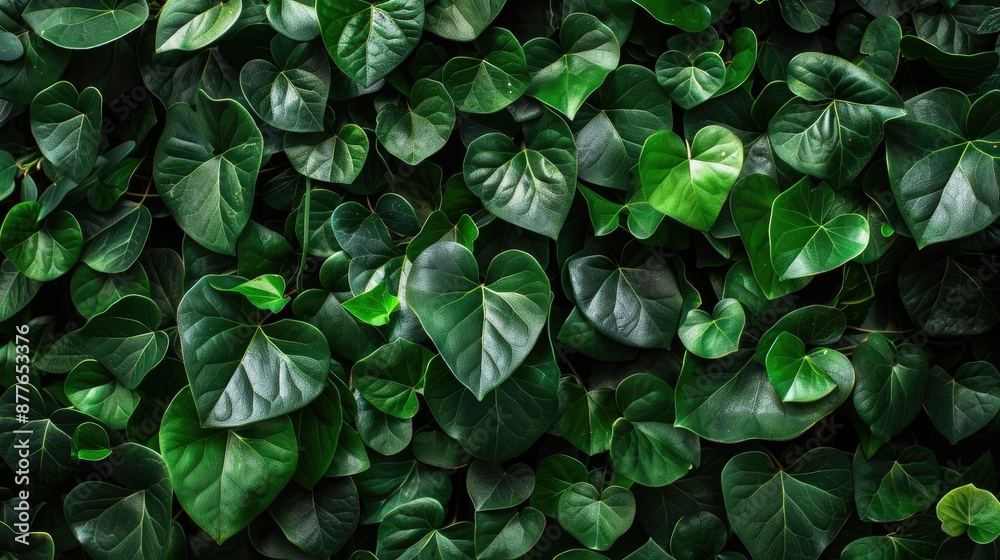 Dark green Ficus pumila plant on wall natural background wallpaper idea Dark green Ficus pumila plant on wall natural background wallpaper idea