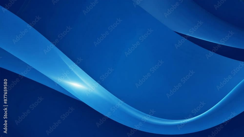 Abstract blue background with smooth flowing curves and elegant highlights Abstract blue background with smooth flowing curves and elegant highlights