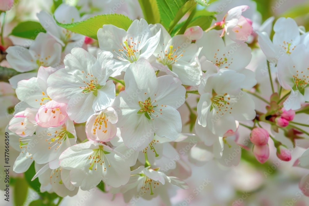 A close-up shot of a bouquet of colorful flowers growing on a tree branch A close-up shot of a bouquet of colorful flowers growing on a tree branch