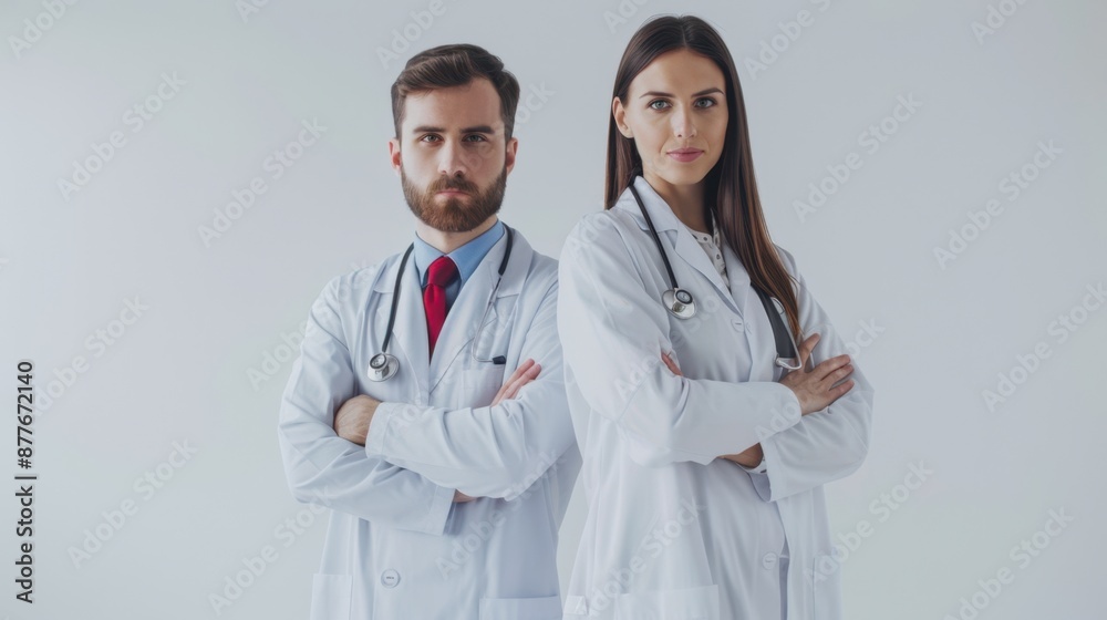 The confident medical team The confident medical team