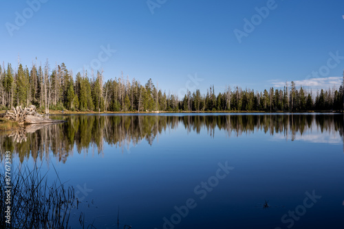 Принти на полотні Crystal lake in the Uinta Mountains