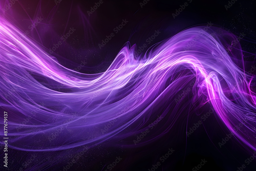 Fototapeta premium Dynamic Coloured Streak on Dark Background