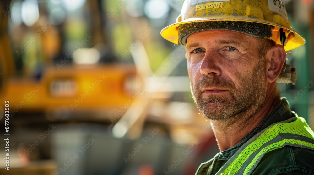 The construction worker portrait