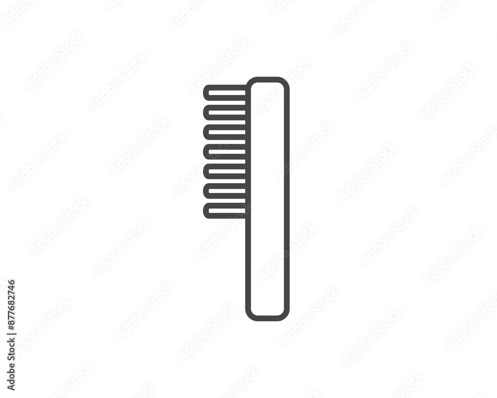 Vector graphic icons of beauty in the form of combs for massage or darsonval procedures. Vector graphic icons of beauty in the form of combs for massage or darsonval procedures.