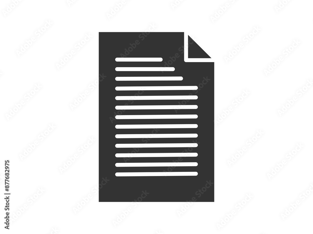 Illustration a vector icon depicting documents, suitable for web and mobile applications, isolated for use in graphic and design. Illustration a vector icon depicting documents, suitable for web and mobile applications, isolated for use in graphic and design.