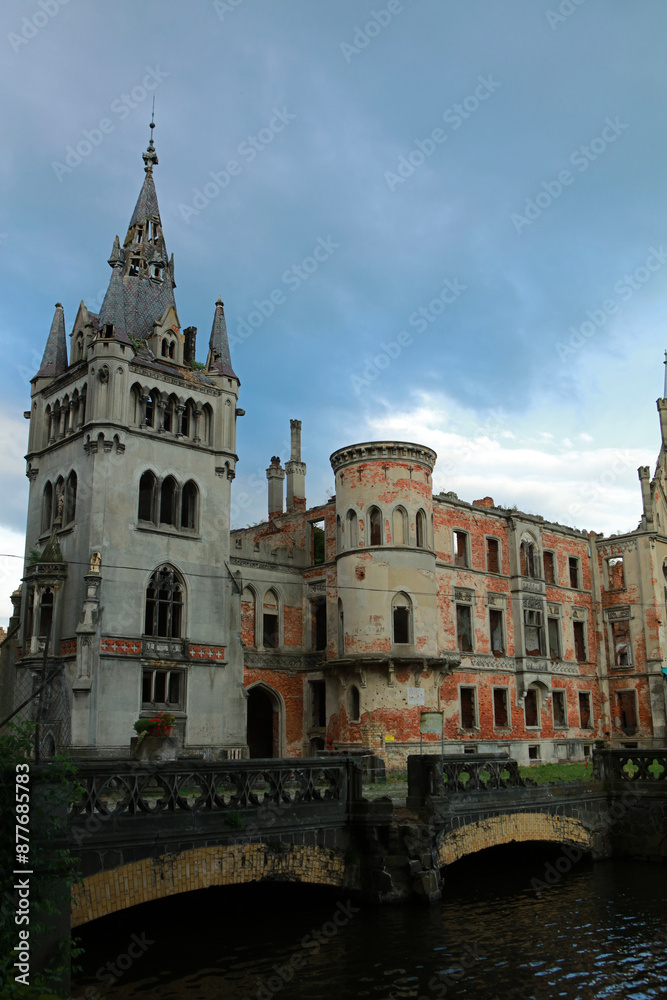 The ruined Kopice Palace of the Schaffgotsch family, Poland The ruined Kopice Palace of the Schaffgotsch family, Poland