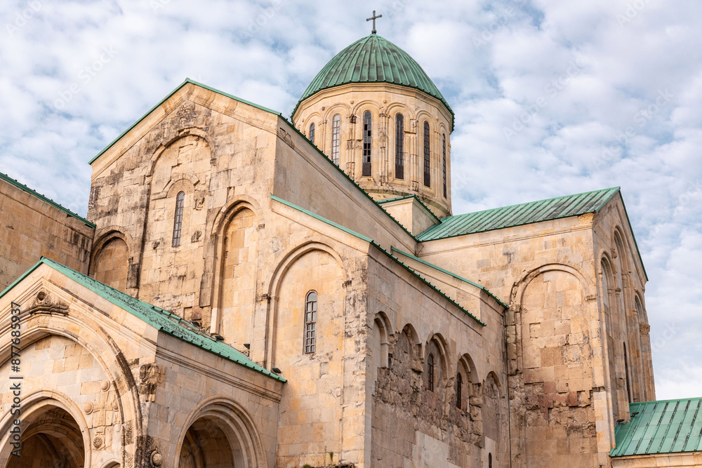 Obraz premium Bagrati Cathedral, a masterpiece of medieval Georgian architecture in Kutaisi, Georgia