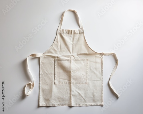 Gardening apron mockup on blank canvas, perfect for gardeners and gardening enthusiasts