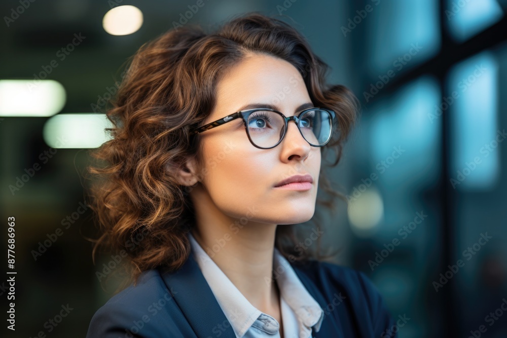 a person is thinking in a company a person is thinking in a company