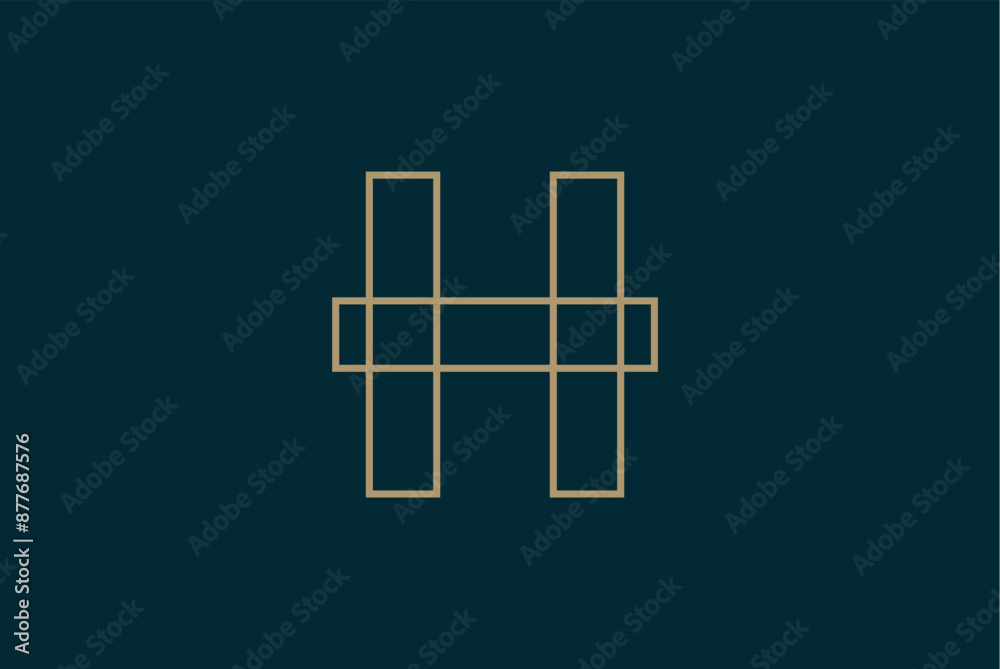 Letter h logo design vector reality free image editable template Letter h logo design vector reality free image editable template