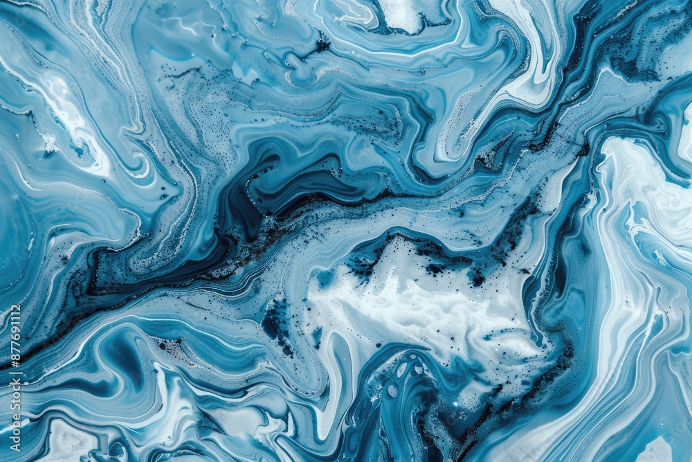 A blue and white swirl pattern that appears to be a mix of water and paint. The colors are vibrant and the texture is rough, giving the impression of a dynamic and energetic scene A blue and white swirl pattern that appears to be a mix of water and paint. The colors are vibrant and the texture is rough, giving the impression of a dynamic and energetic scene