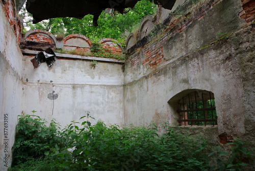 Ruins of castle in Ratno Dolne, Poland photo