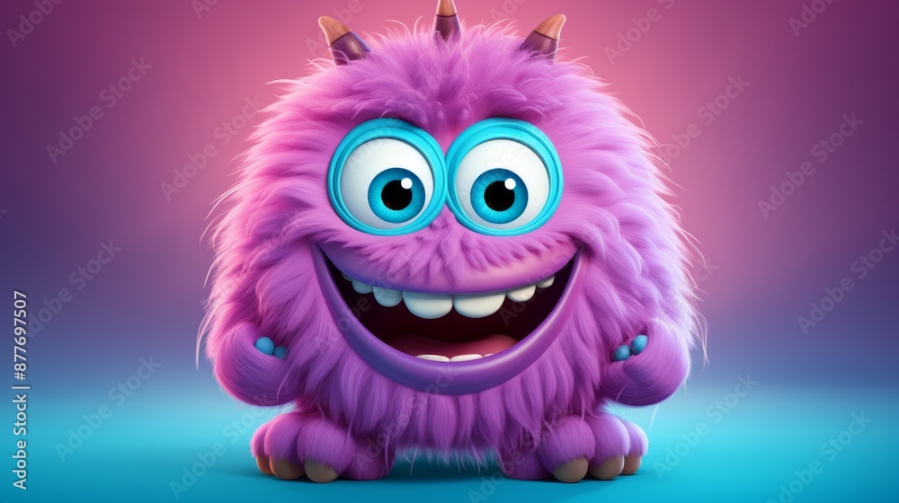 Fluffy Little 3d Monster Fluffy Little 3d Monster