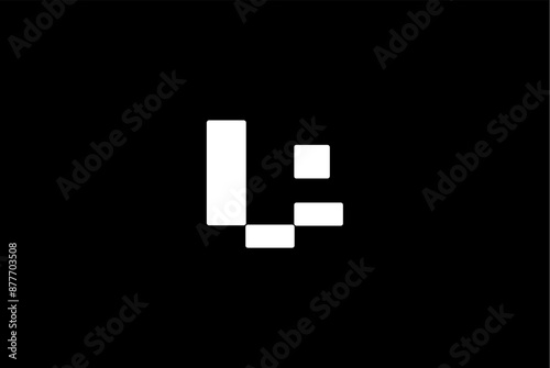 Letter l logo design vector reality free image editable template 