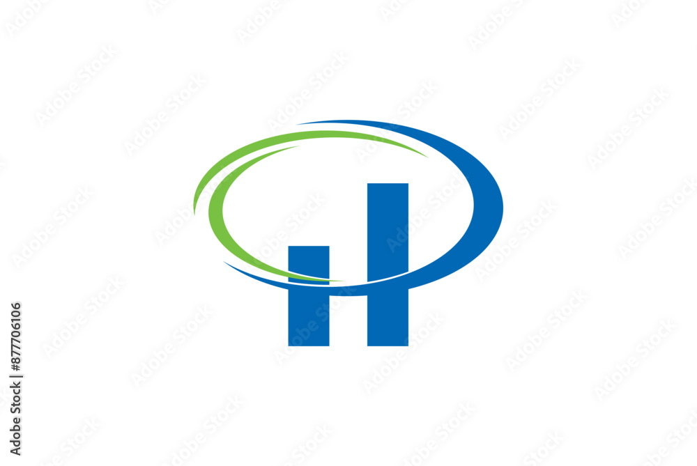 Letter h communication logo design vector reality free image editable template Letter h communication logo design vector reality free image editable template