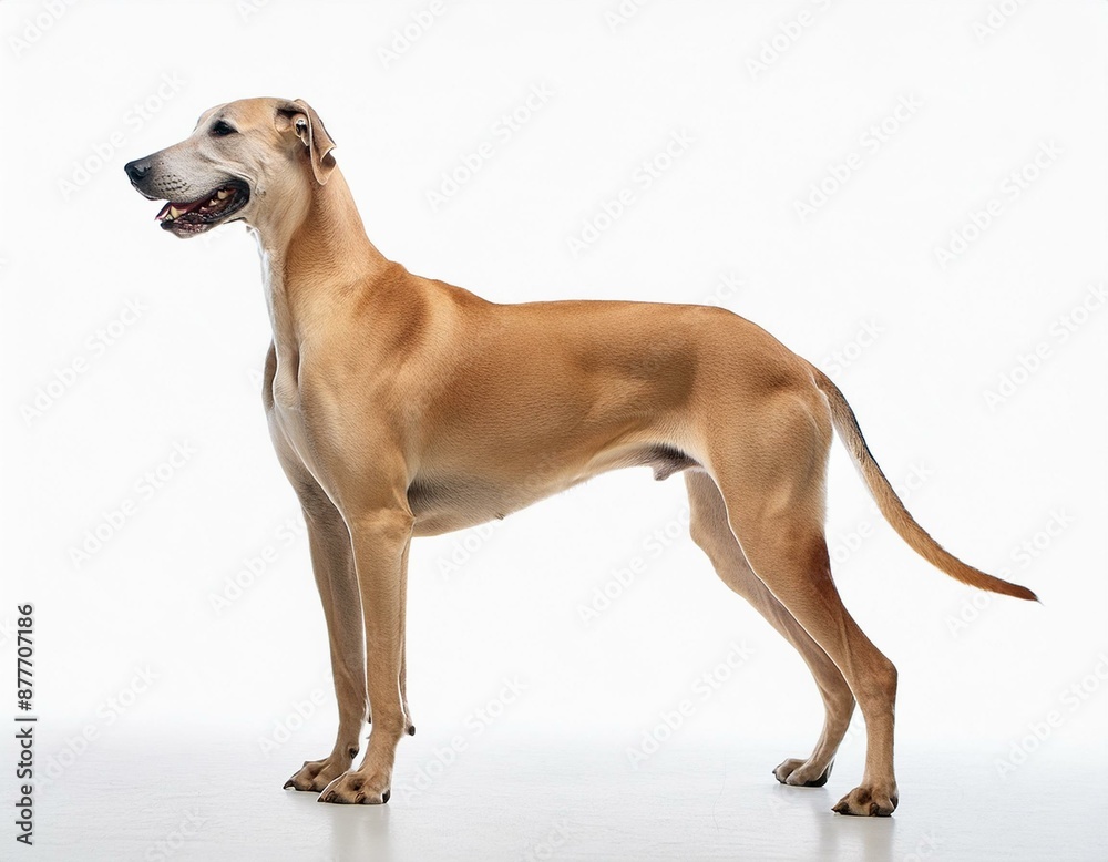 Great Dane on a white background Great Dane on a white background