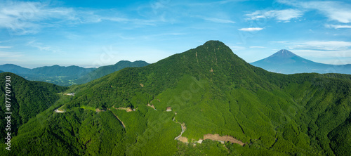 初夏の富士山と金時山