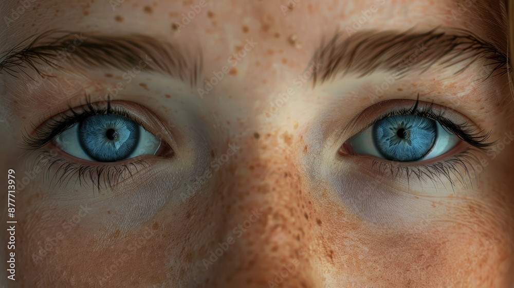 The Blue Eyes Close-Up The Blue Eyes Close-Up