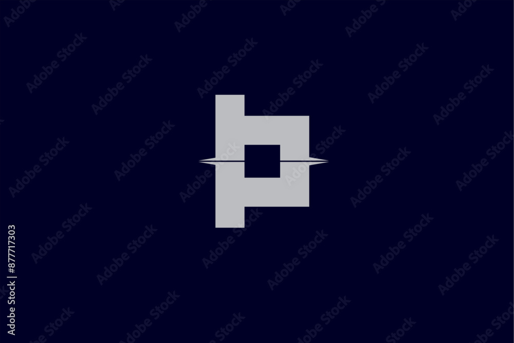Fototapeta premium Letter H P logo design vector image editable