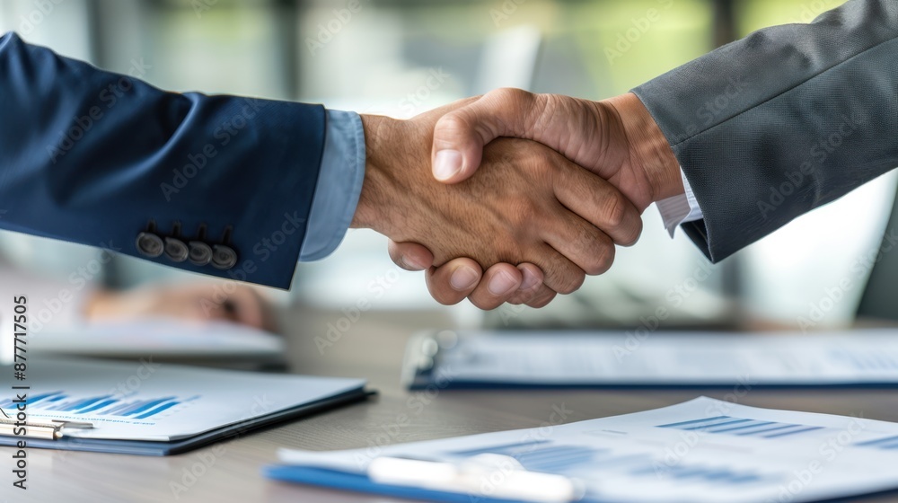 The business handshake deal The business handshake deal