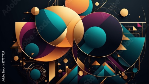 Abstract wallpaper background graphic design geometric shape