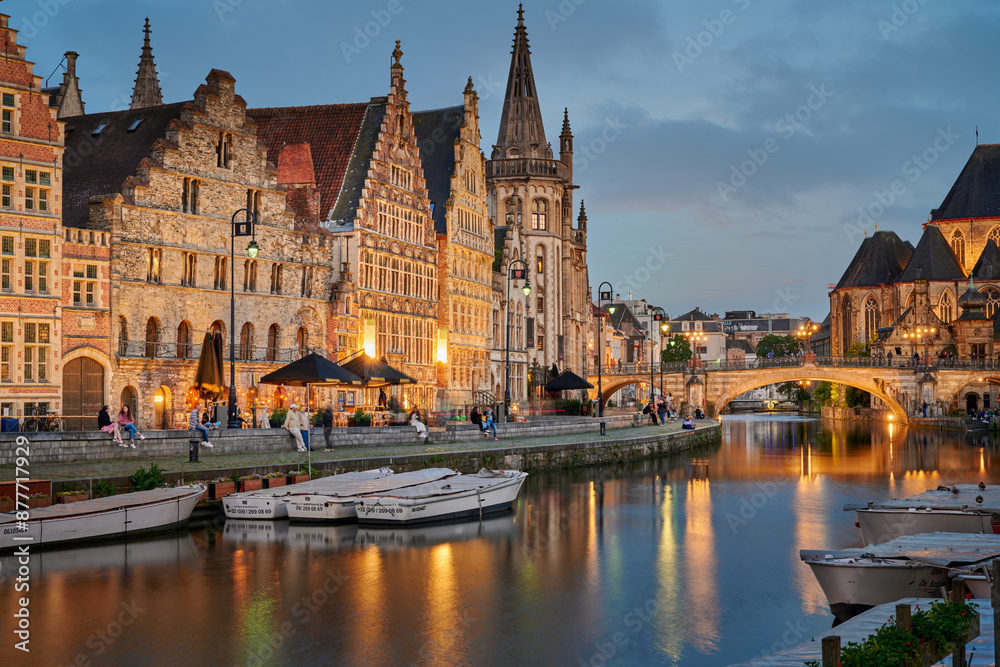 Korenlei, Ghent, Belgium Korenlei, Ghent, Belgium