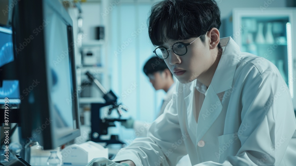 The scientist at work The scientist at work