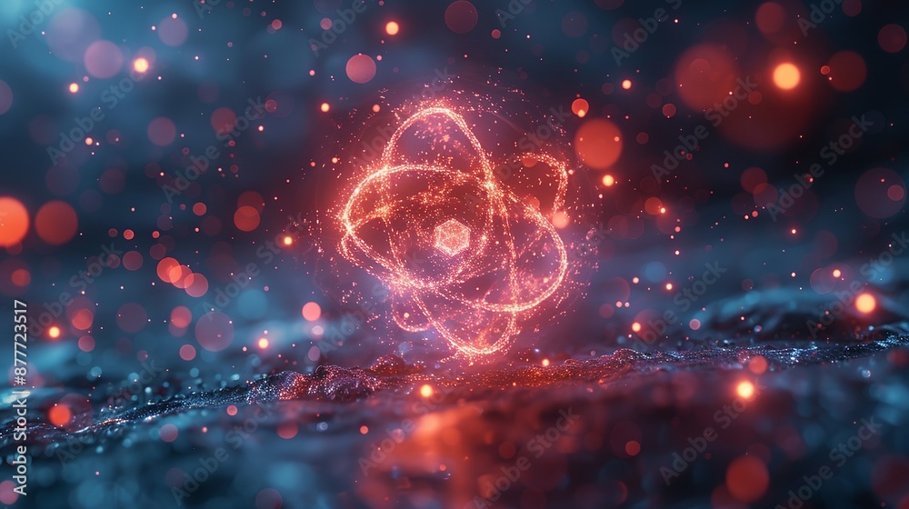 Quantum symmetry plays a crucial role in understanding particle interactions and conservation laws essential for developing advanced quantum theories and applications Background Illustration, Bright Quantum symmetry plays a crucial role in understanding particle interactions and conservation laws essential for developing advanced quantum theories and applications Background Illustration, Bright