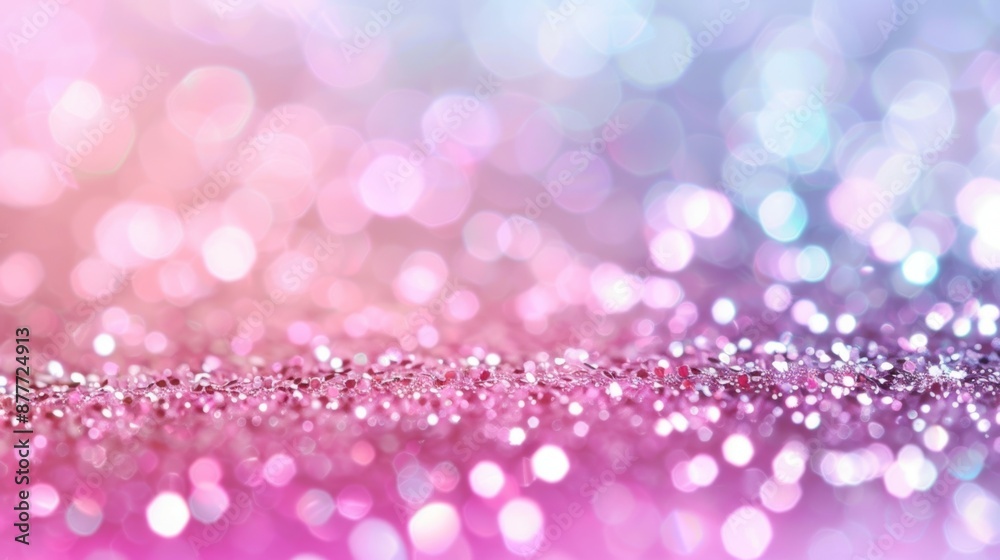 A pink background with a lot of glitter A pink background with a lot of glitter