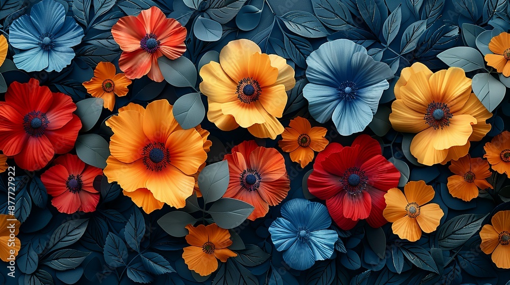 Vibrant floral patterns add a touch of elegance and color to any project with intricate designs and rich colors perfect for backgrounds textiles and decorative elements Background Illustration, Vibrant floral patterns add a touch of elegance and color to any project with intricate designs and rich colors perfect for backgrounds textiles and decorative elements Background Illustration,