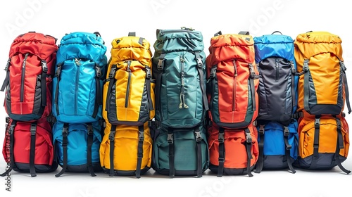 Colorful Backpacks Ready for Adventure