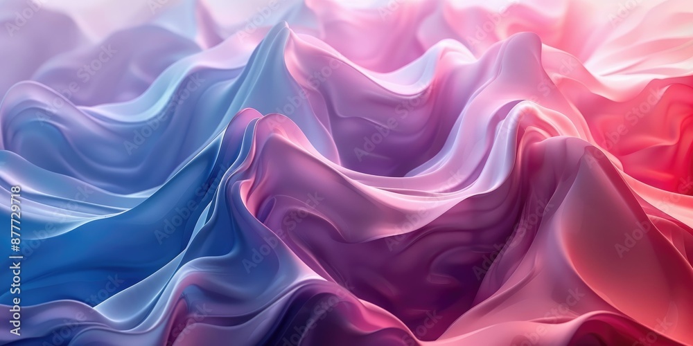Obraz premium Abstract Fabric Waves