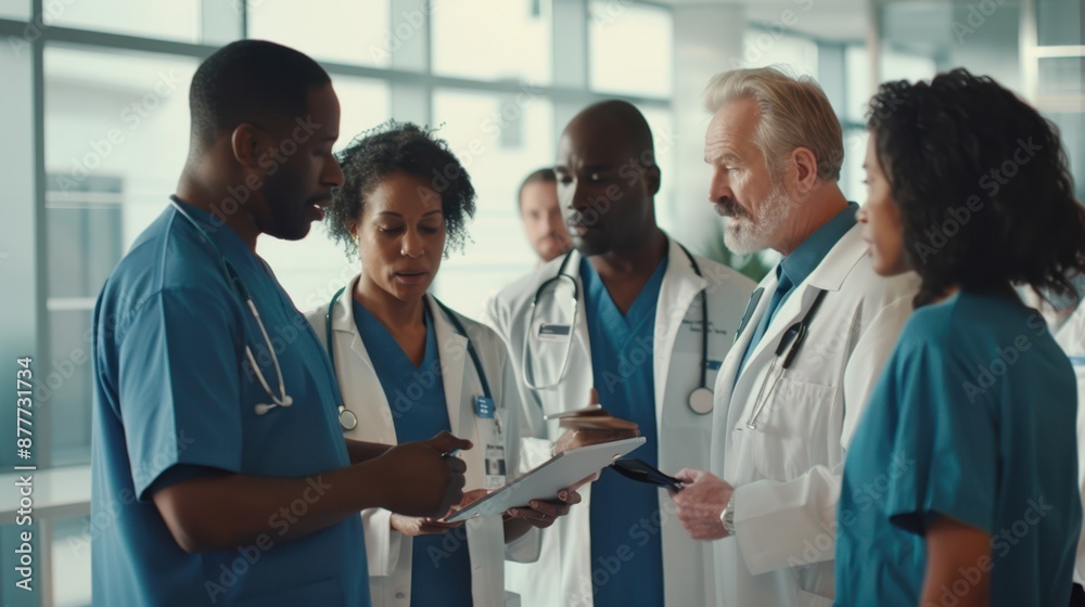 The doctors in a meeting