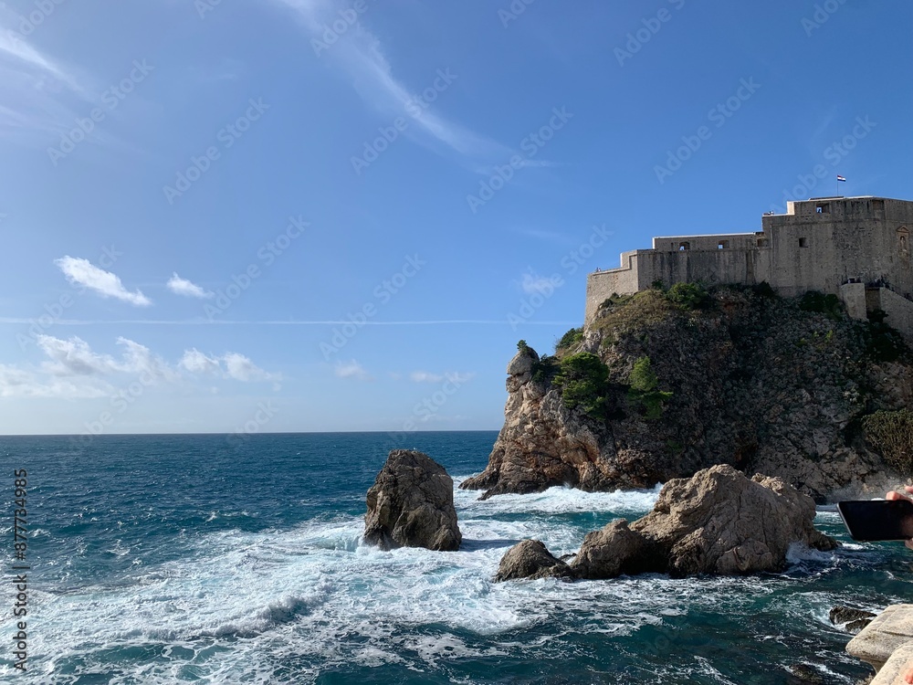 Dubrovnik Croatia Cliffs Dubrovnik Croatia Cliffs
