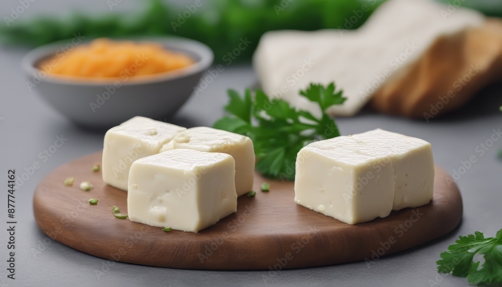 Fresh diced tofu Fresh diced tofu
