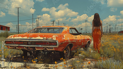 old rusty car