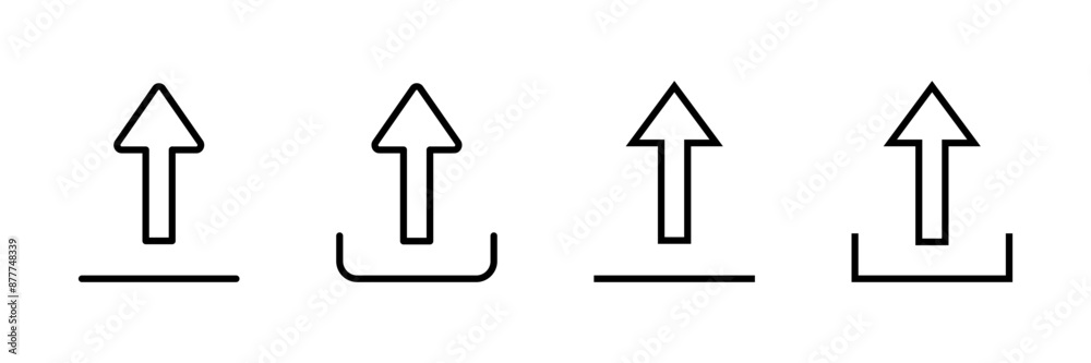 Upload icon vector isolated on white background. Upload sign icon. Upload button. Load symbol. Upload icon vector isolated on white background. Upload sign icon. Upload button. Load symbol.