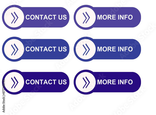 Contact Us & More Info Sheets - Premium Vector Designs