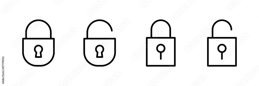 Lock icon vector isolated on white background. Encryption icon. Security symbol. Secure. Private Lock icon vector isolated on white background. Encryption icon. Security symbol. Secure. Private